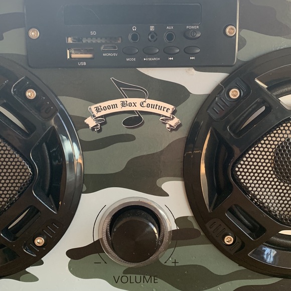 Boom Box Couture Camo sound system - Picture 2 of 5